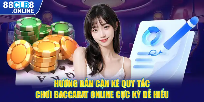 Hướng dẫn cặn kẽ quy tắc chơi baccarat online cực kỳ dễ hiểu