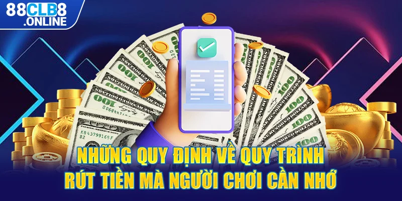 Những quy định về quy trình rút tiền mà người chơi cần nhớ